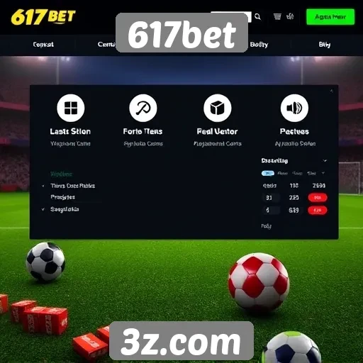 Análise das funcionalidades do site 617bet